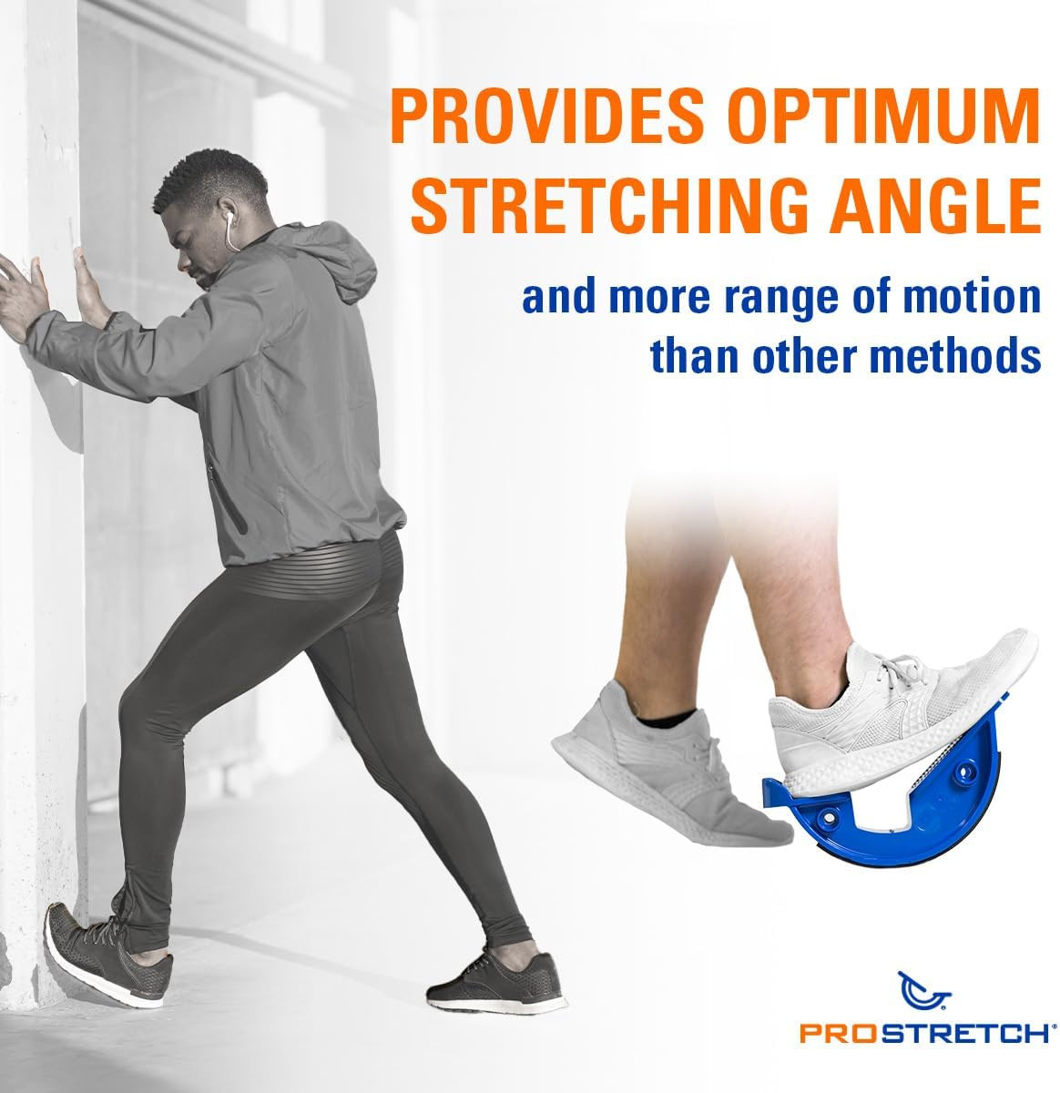 the Original Calf Stretcher and Foot Rocker for Plantar Fasciitis, Achilles Tend