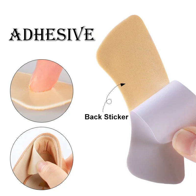 4 Pairs Heel Insoles Pads Patch Pain Relief Anti-wear Cushion Feet Care Heel Pro
