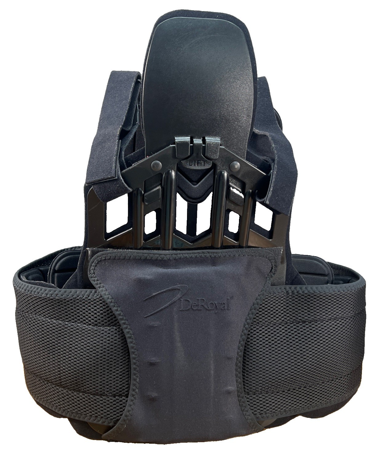 DeRoyal MAXAlign TLSO Back Brace Unisex Adjustable Black Spinal Support
