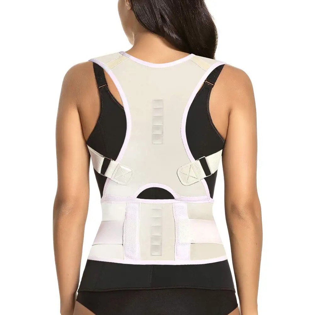 Posture Corrector Support Magnetic Back Shoulder Brace Belt Band For Men Women