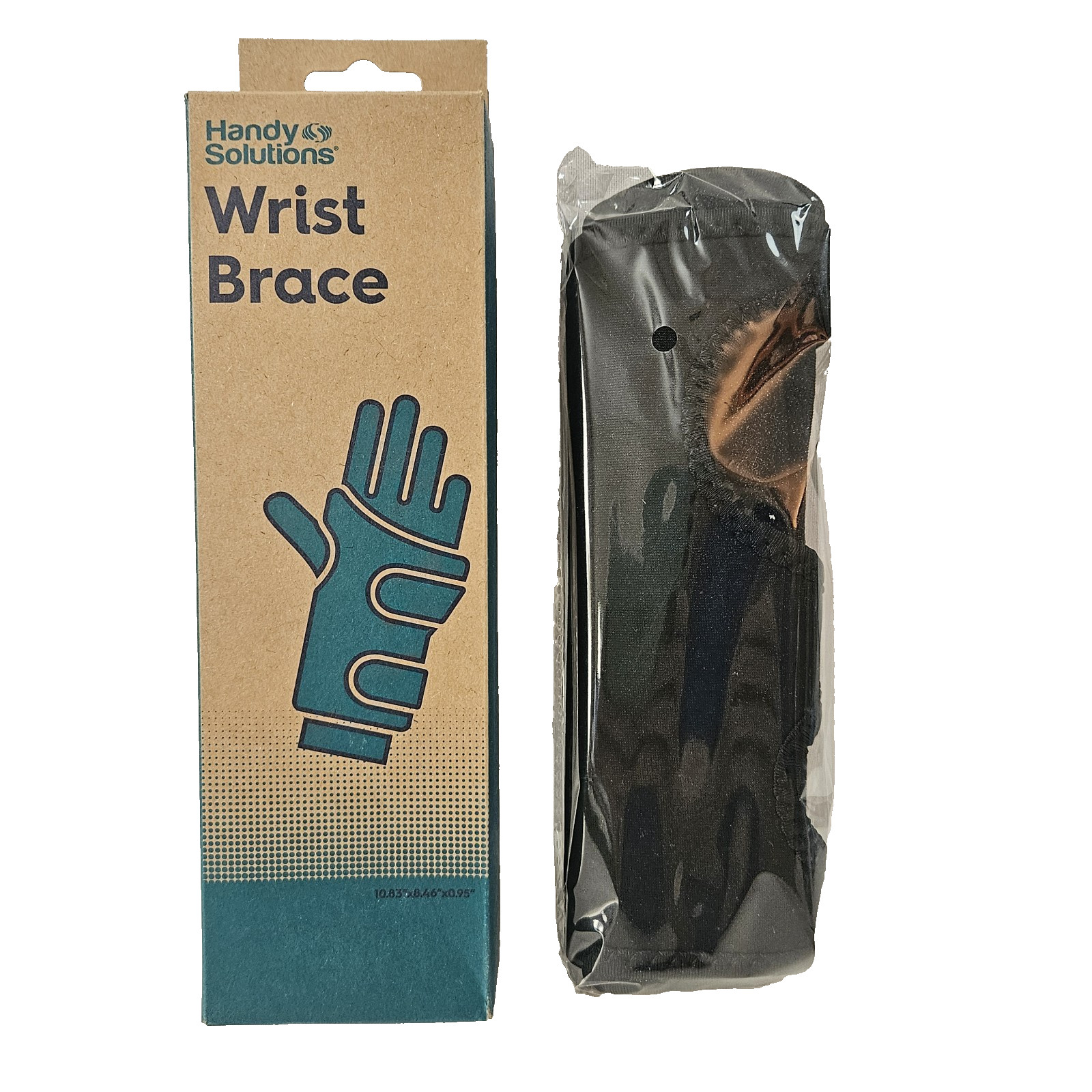 Handy Solutions Wrist Brace Adjustable Breathable Fabric Cushion Bead Right/Left