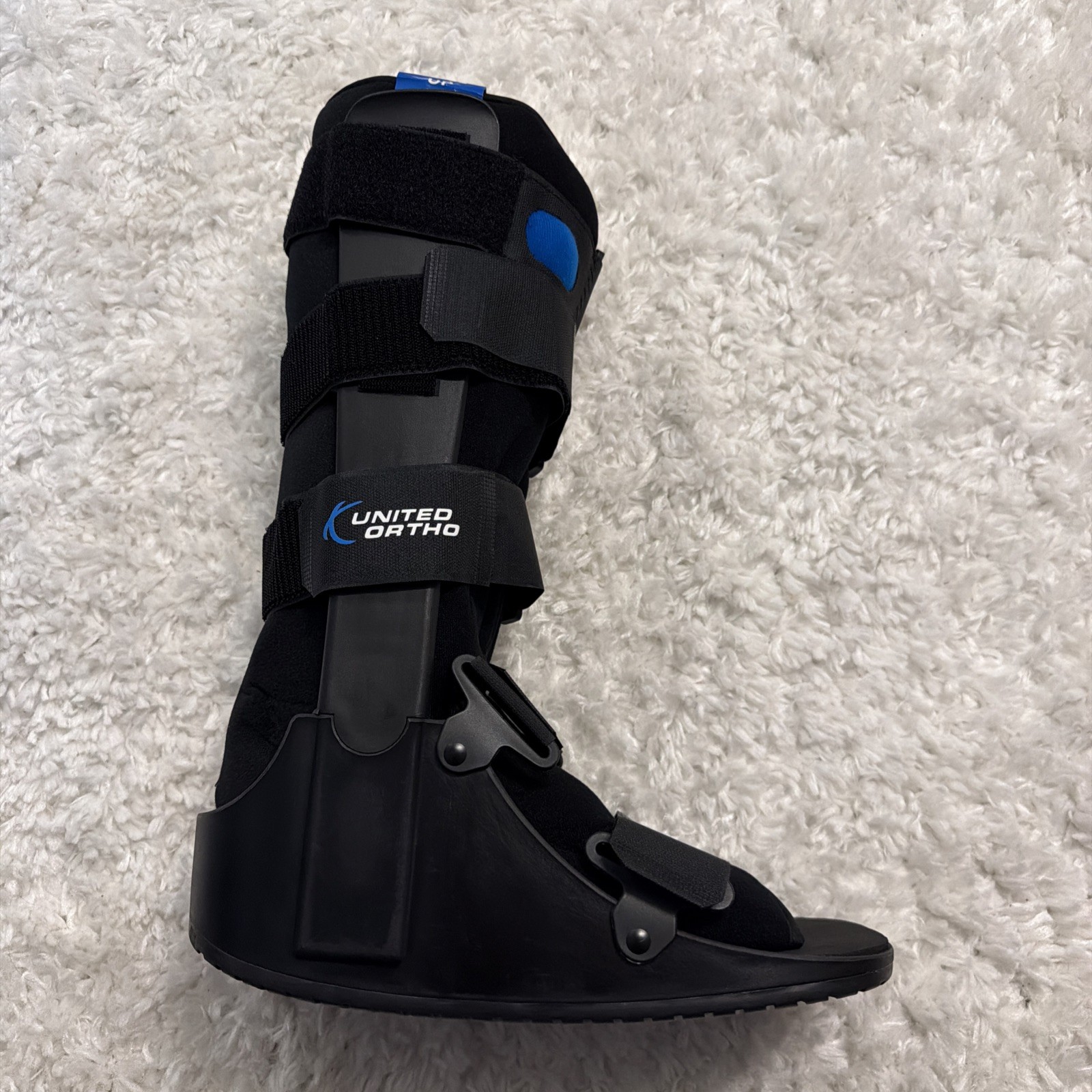 United Ortho Air Cam Walker Fracture Boot, Large, Black