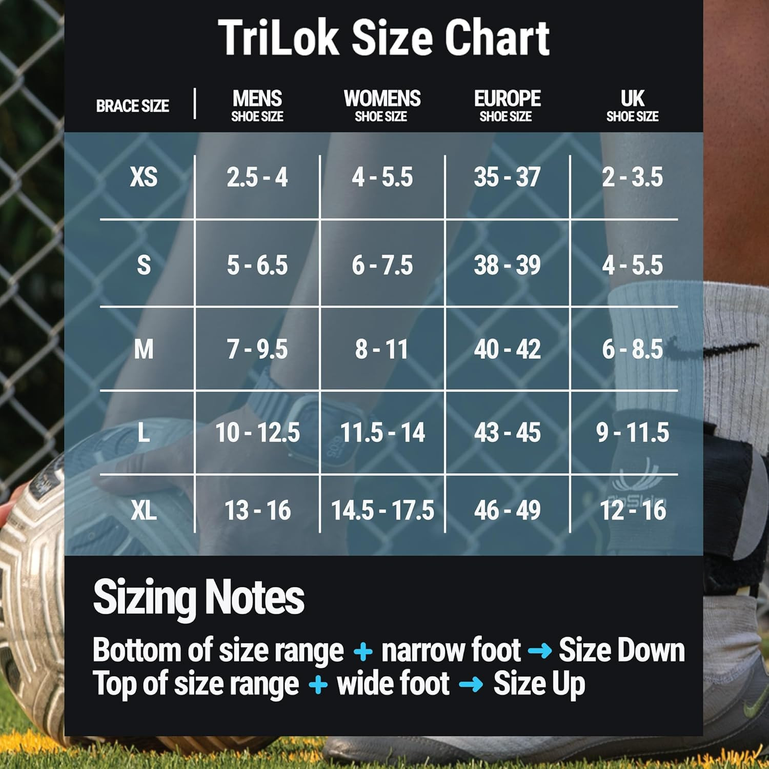 Trilok Ankle Brace – Sprained Ankle & Plantar Fasciitis Support, Figure-8 Stabil
