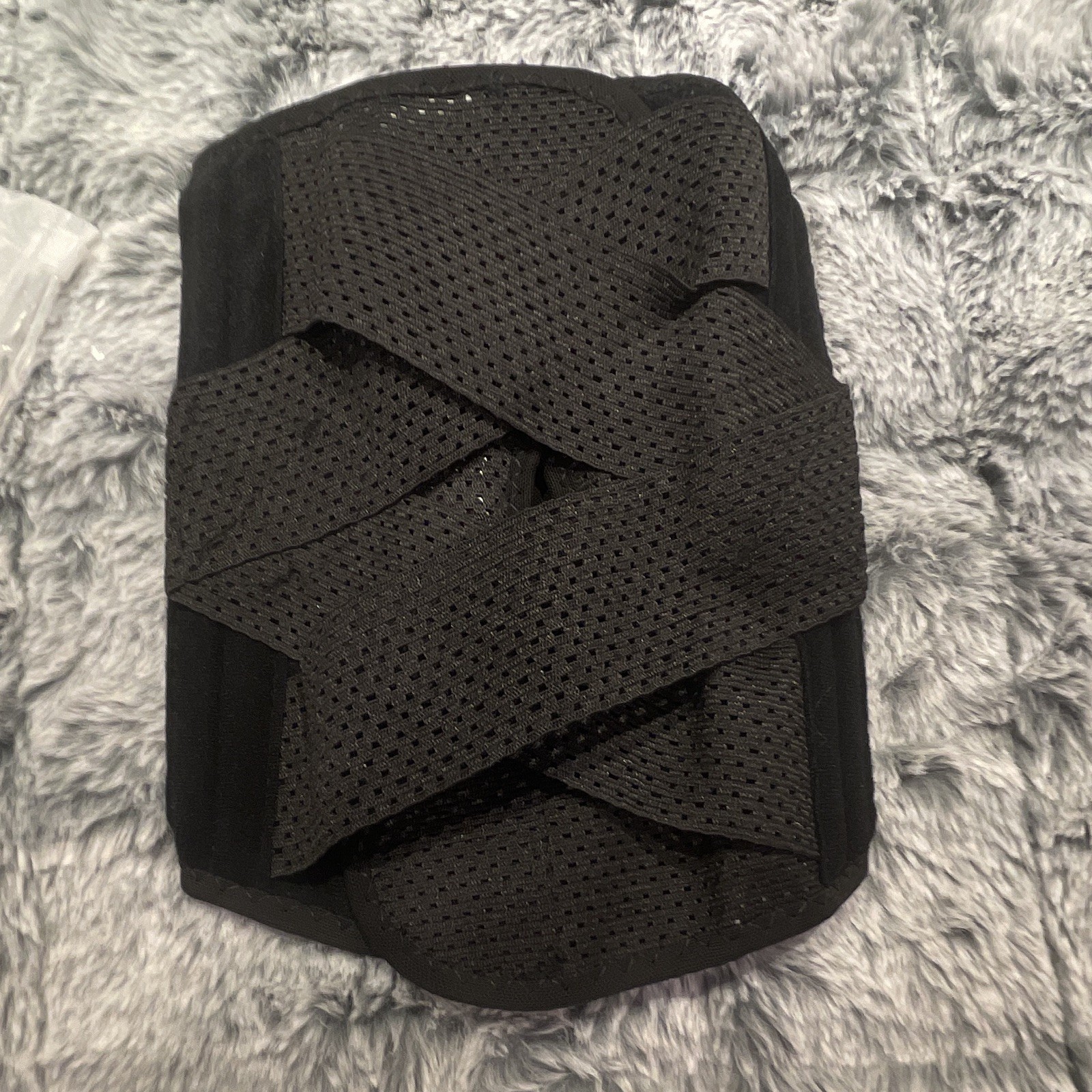 Black Orthopedic Support Brace Hook-and-Loop Closure Size XXXL