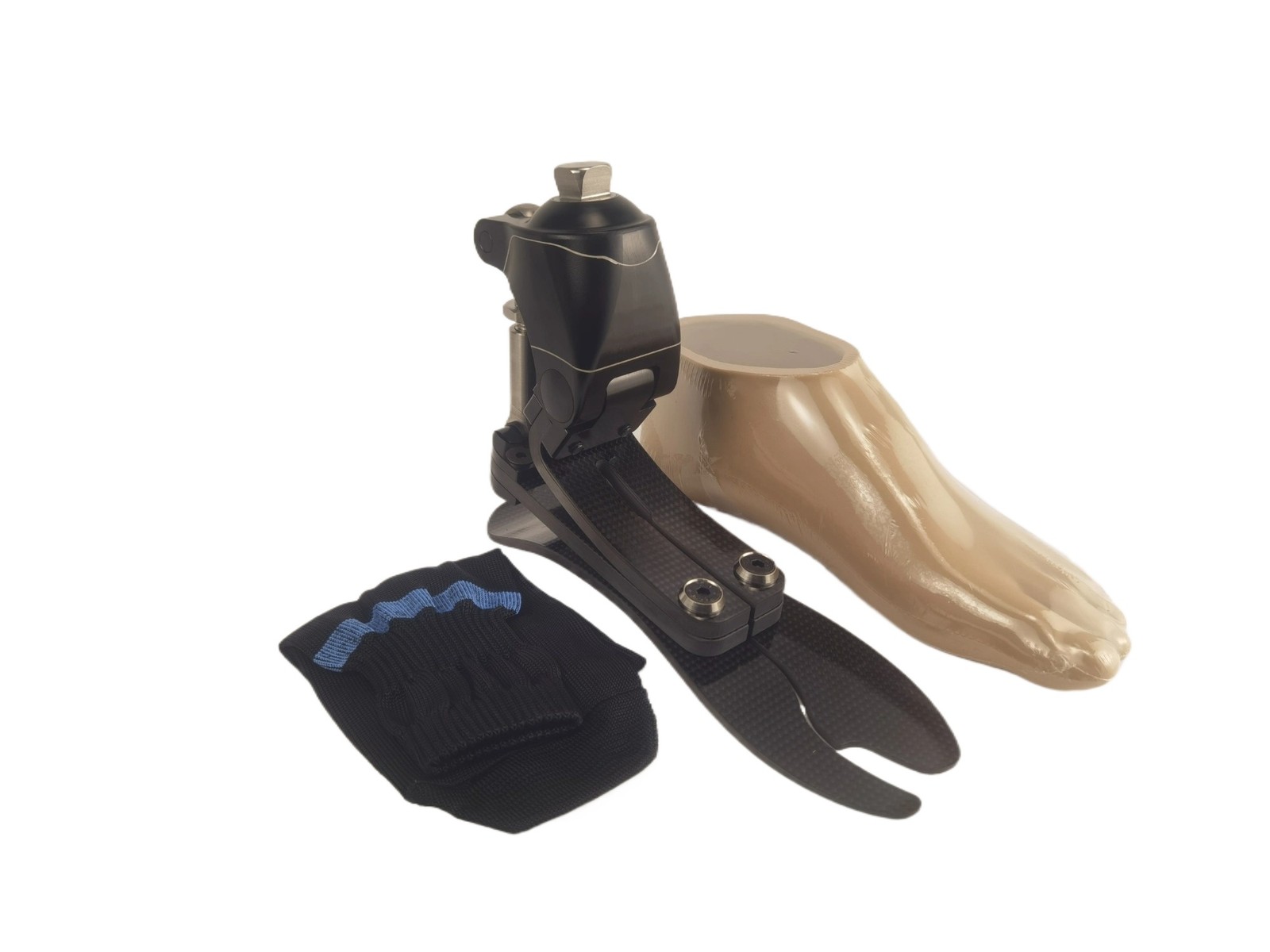 Carbon Fiber Prosthetic Foot Flexible Energy Return 22–27cm max 100kg