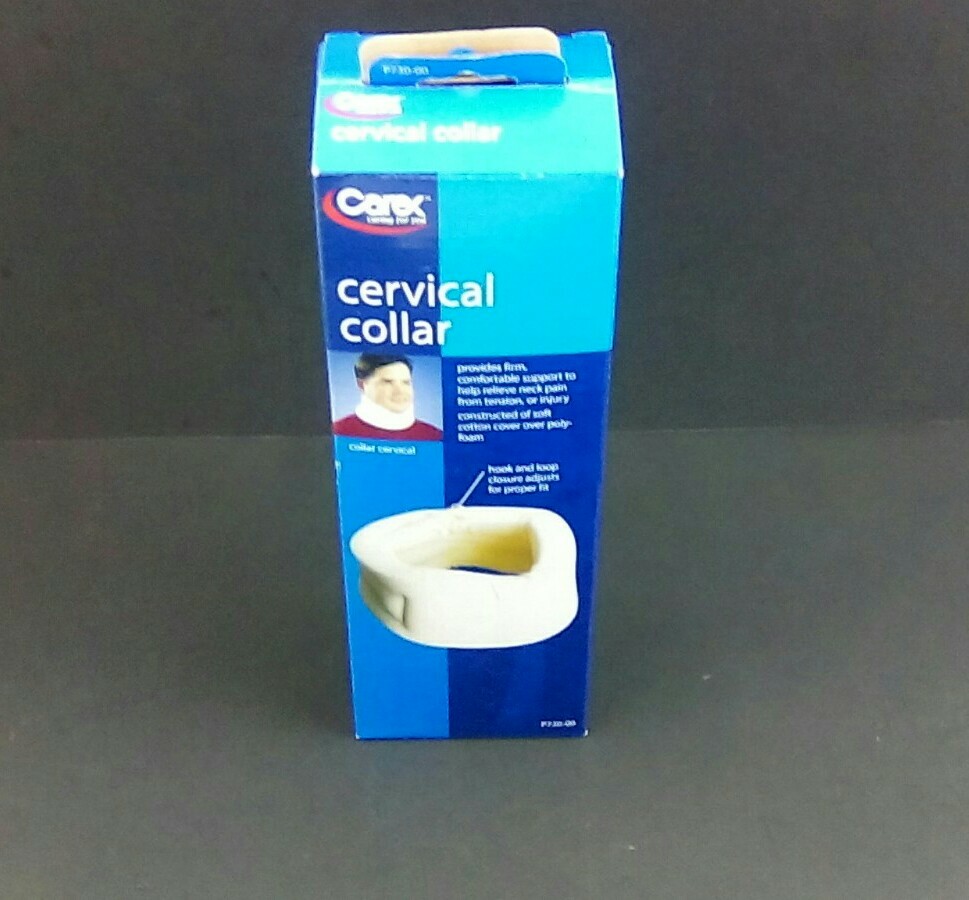 Carex Cervical Collar Neck Sprain Brace Firm Support P730-00