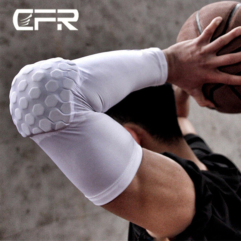 Elbow Support Honeycomb Pad Protector Sports Compression Brace Arm Sleeve Wrap