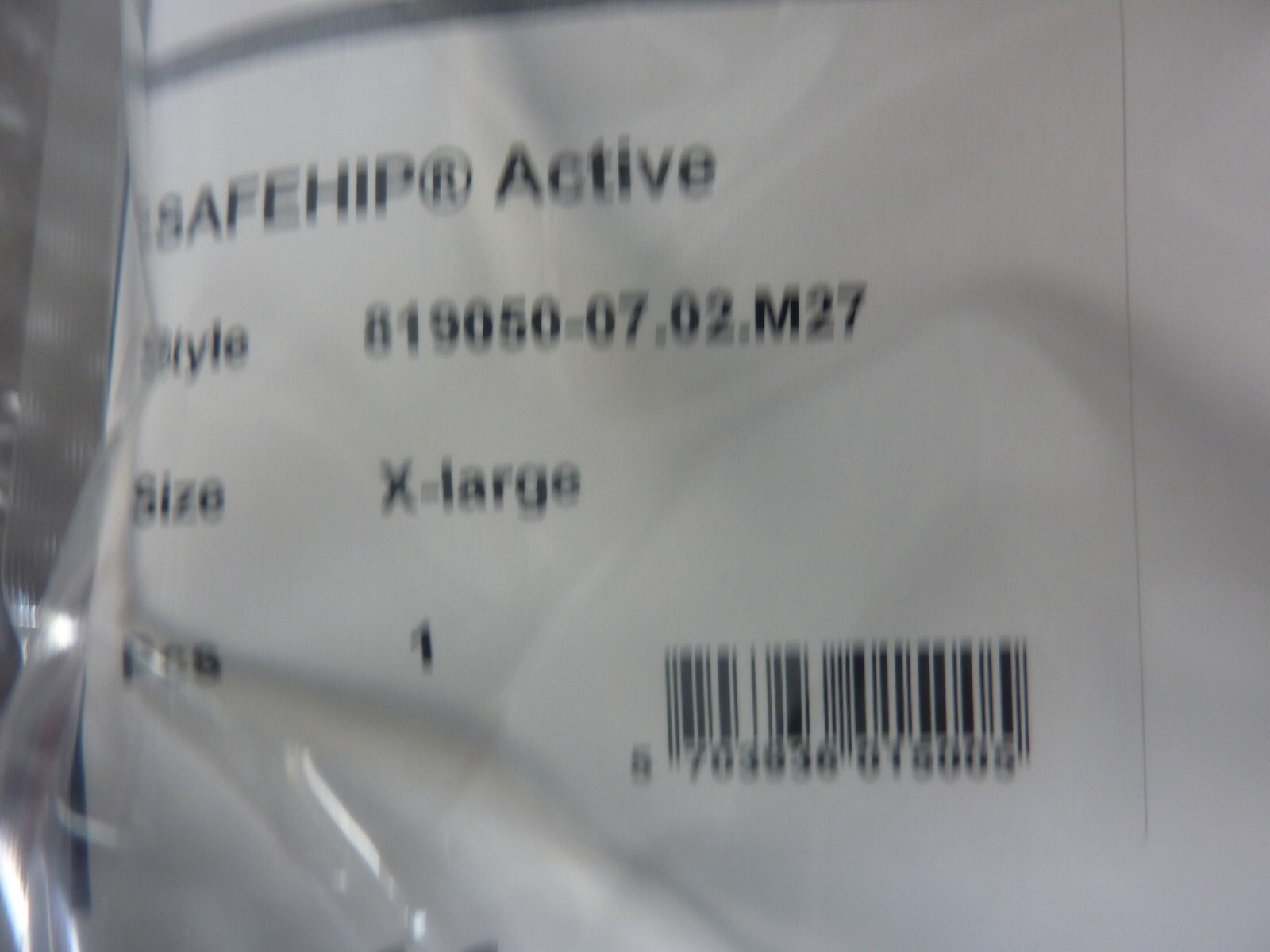 Tytex Safehip Active Hip Protection Belt Size X- Large Black Sealed (23791)
