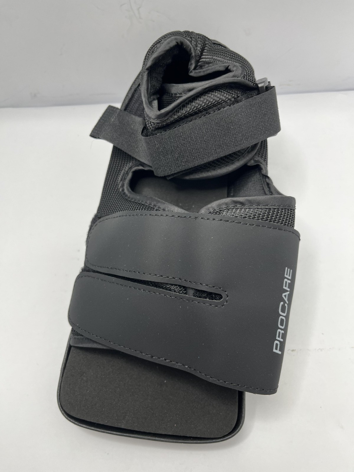 Procare Squared-Toe Post-Op Shoe Small Black Adjustable Medical Recovery New
