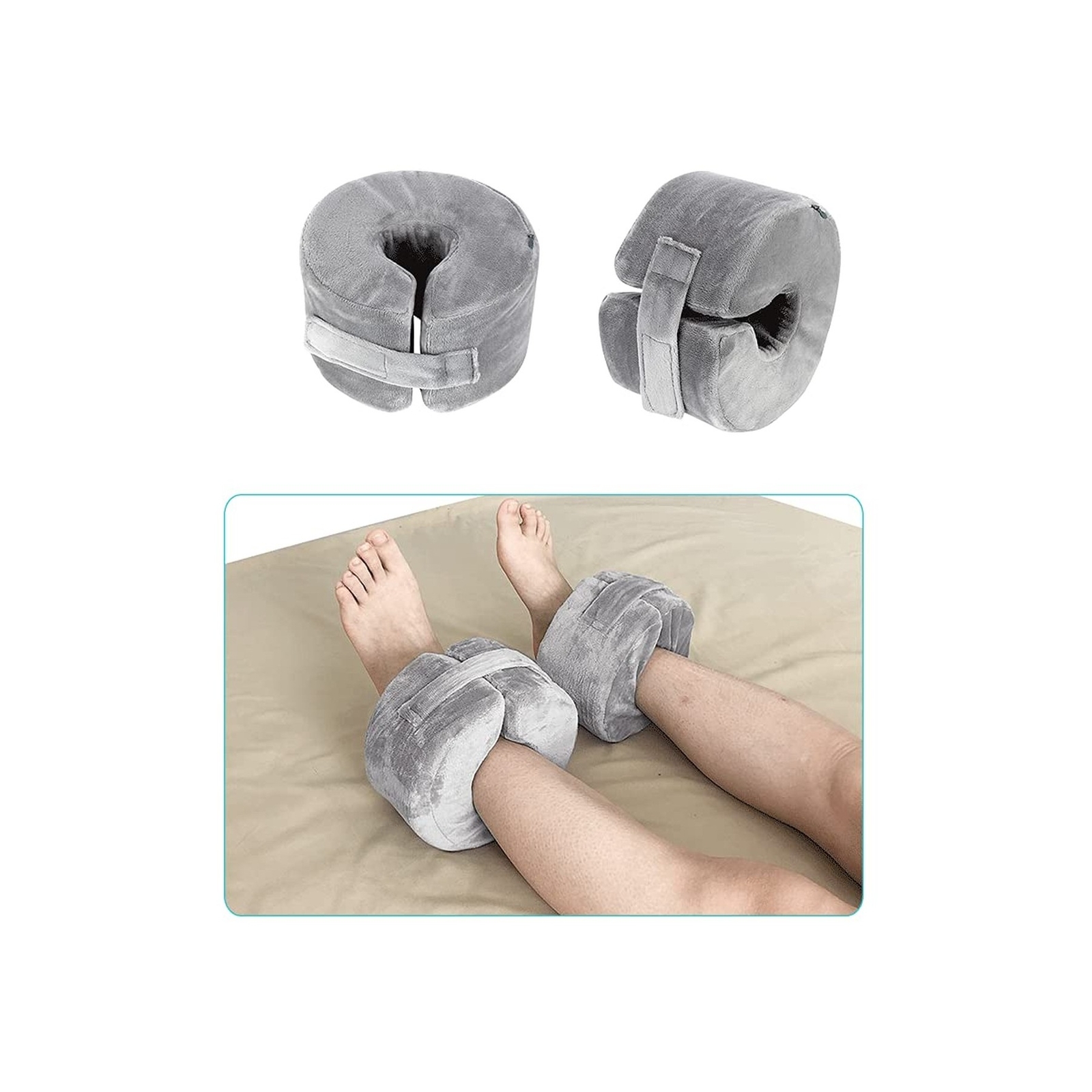 Foot Support Pillow Heel Protectors Foot Cushion for Pressure Sores Ulcer Ank…