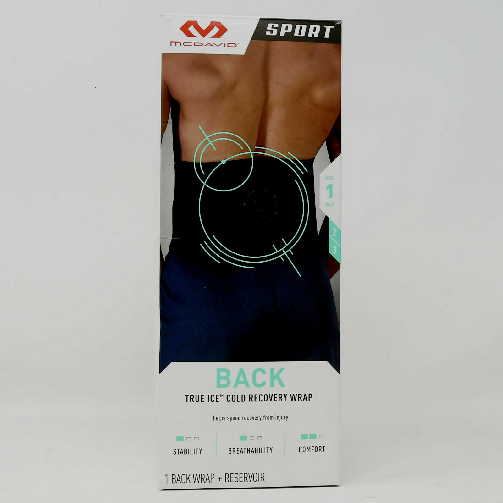 McDavid Back True Ice Cold Recovery Wrap OSFM, black MDS4412-01-00, Brand New!!