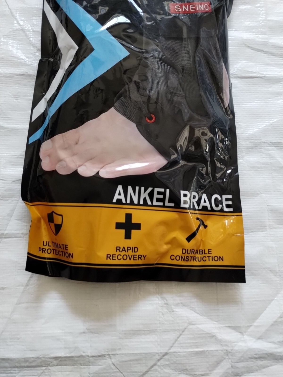 Sneino Factory Sealed Black Ankle Brace