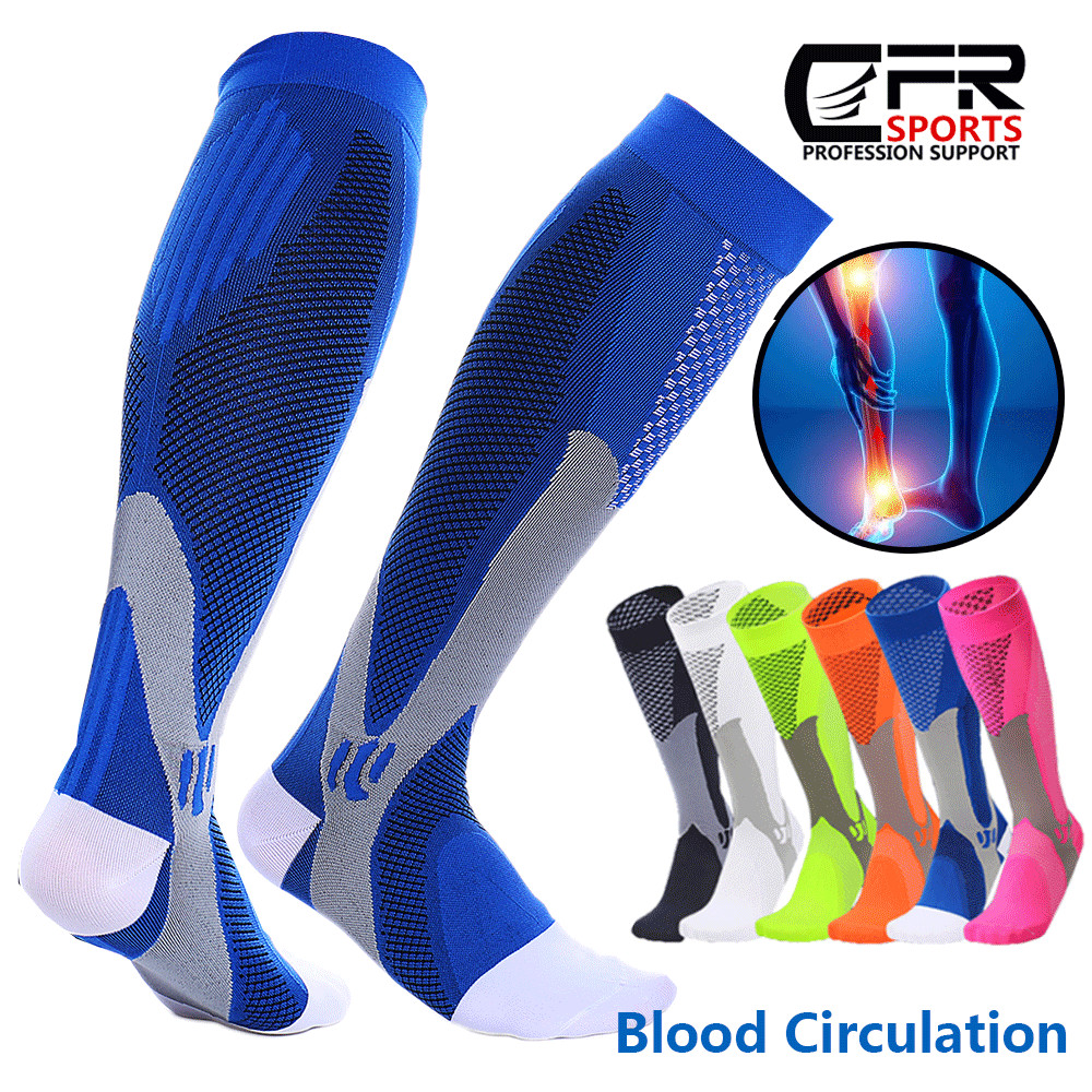 Compression Socks Pain Relief Calf Leg Foot Fatigue Support Stocking Men&Women