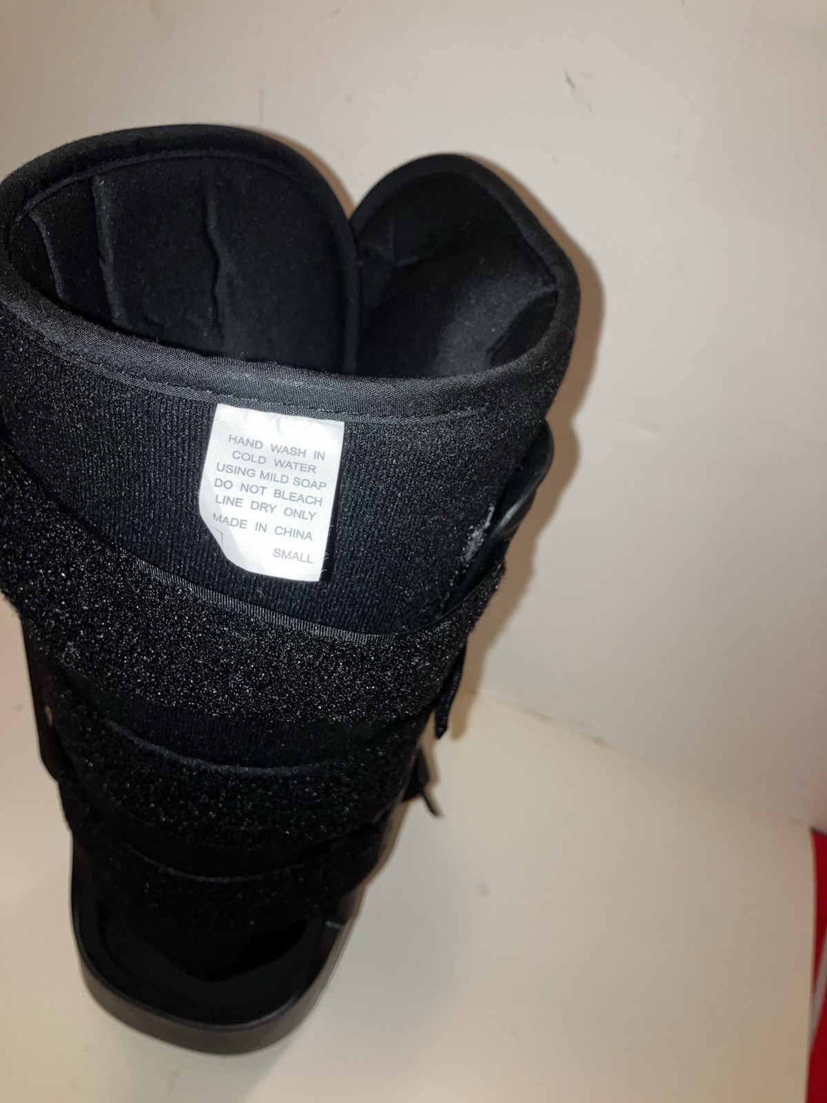 Tall 16”Ankle Boot Walking Cast Foot Brace Air Pump Up Adjustable Small Open Box