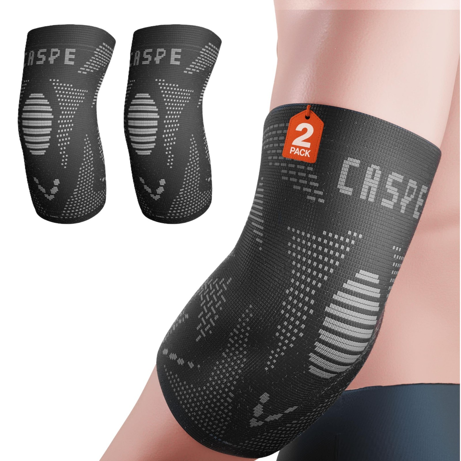 2 Pack Elbow Compression Sleeves for Pain Relief – Tennis, Golf, Weightlifting S