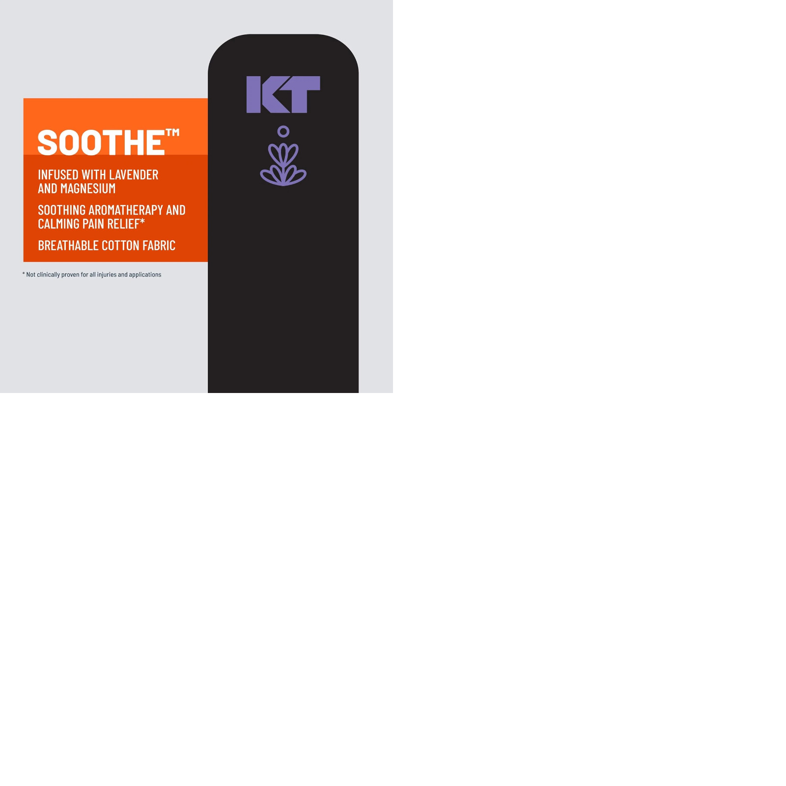 set of 2/KT Tape Soothe Infused with calming lavender and magnesium 20strips NIB
