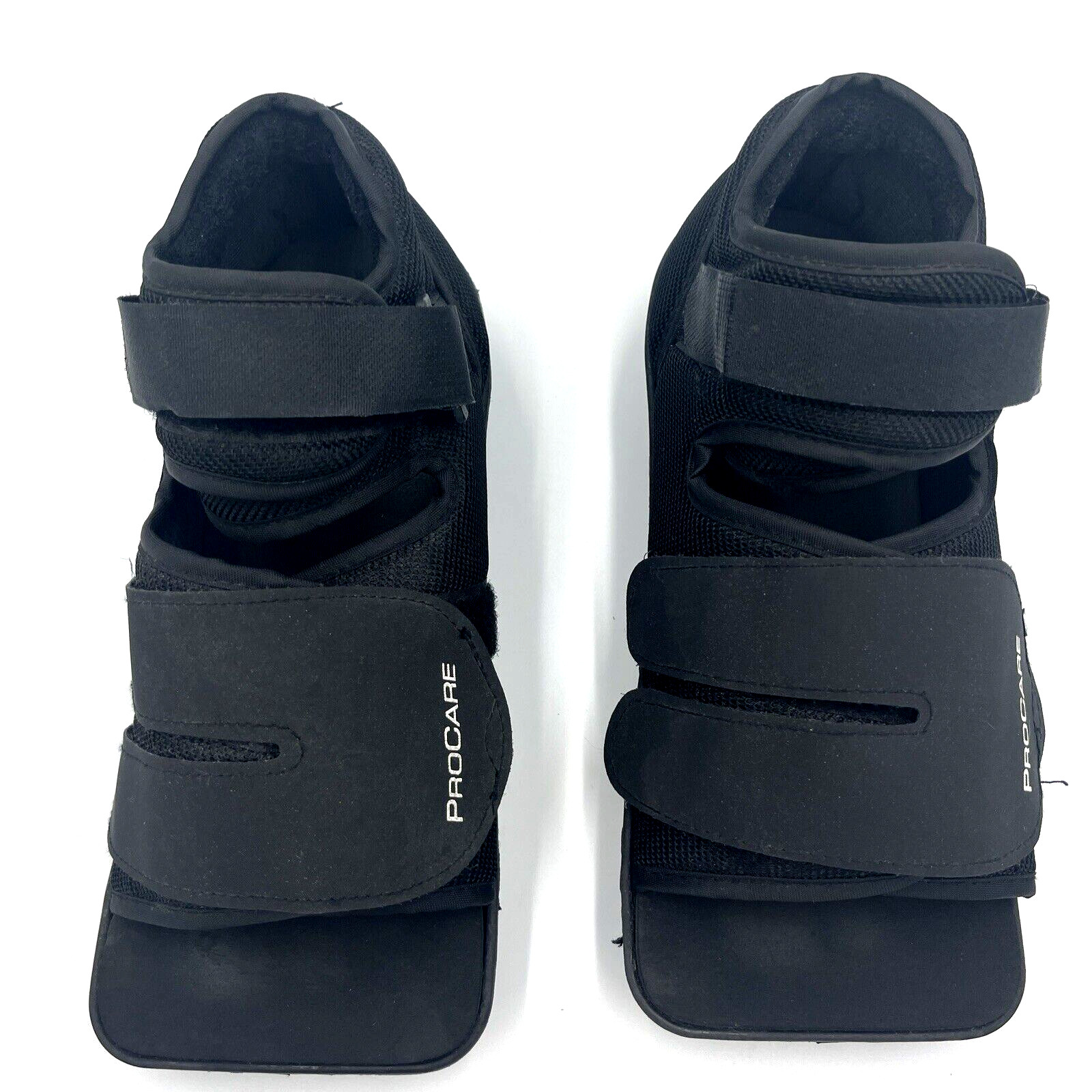 ProCare Medical Walking Shoes Black OpenToe Post-Op Break Unisex Sz S Adj Strap