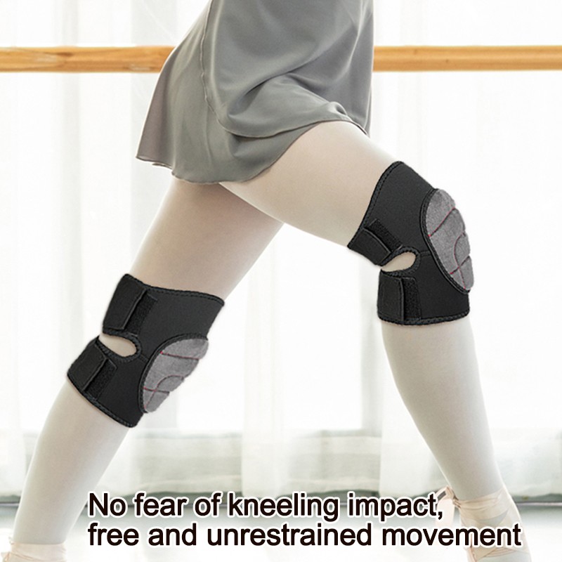 Shockproof Knee Pads Brace Impact Absorption for Dance Sports Football Collision