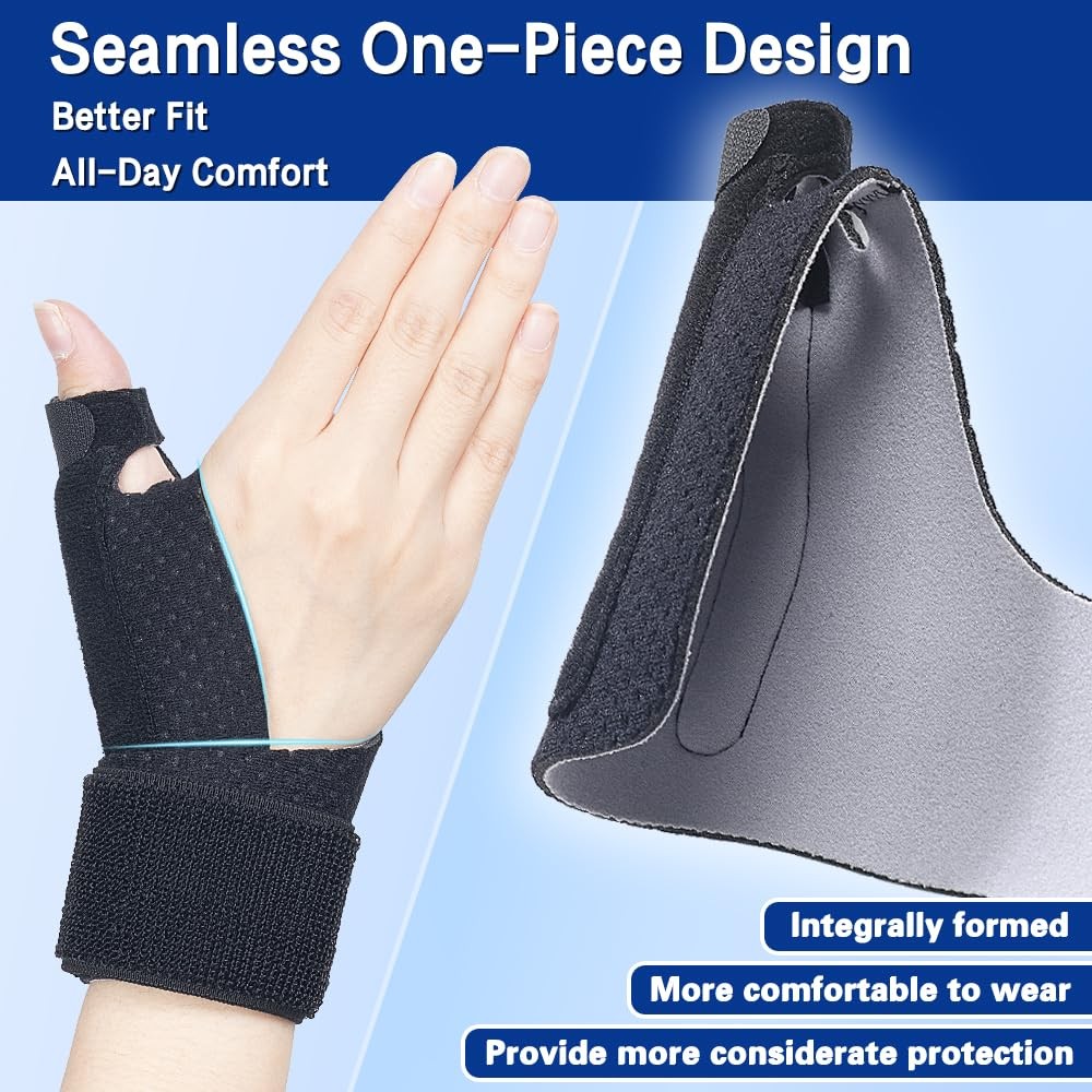 Reversible Thumb & Wrist Stabilizer splint for BlackBerry Thumb, Trigger Fing…