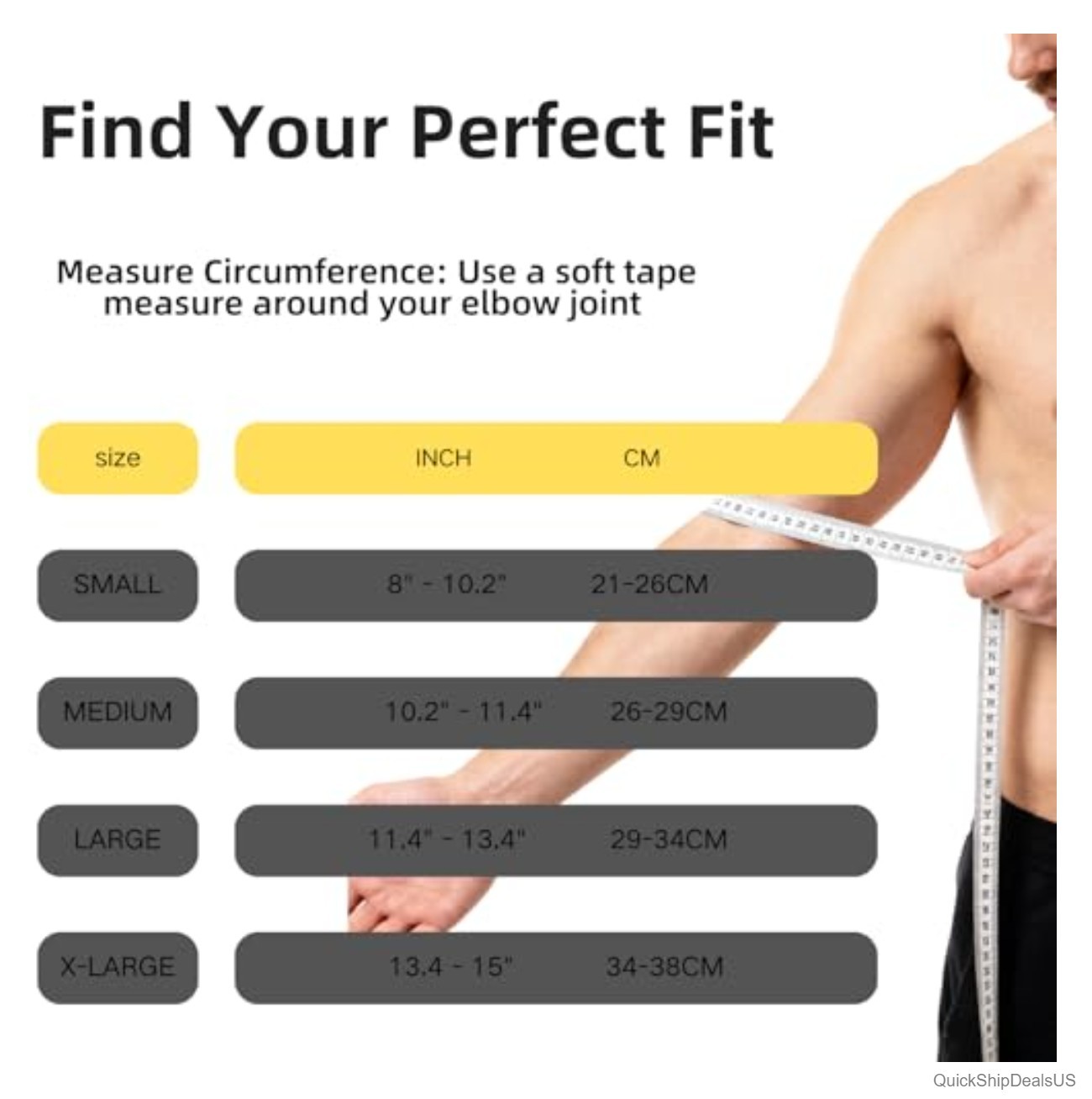 Arm Compression Sleeve Elbow Brace Tennis Elbow Tendonitis Full Arm Support Men