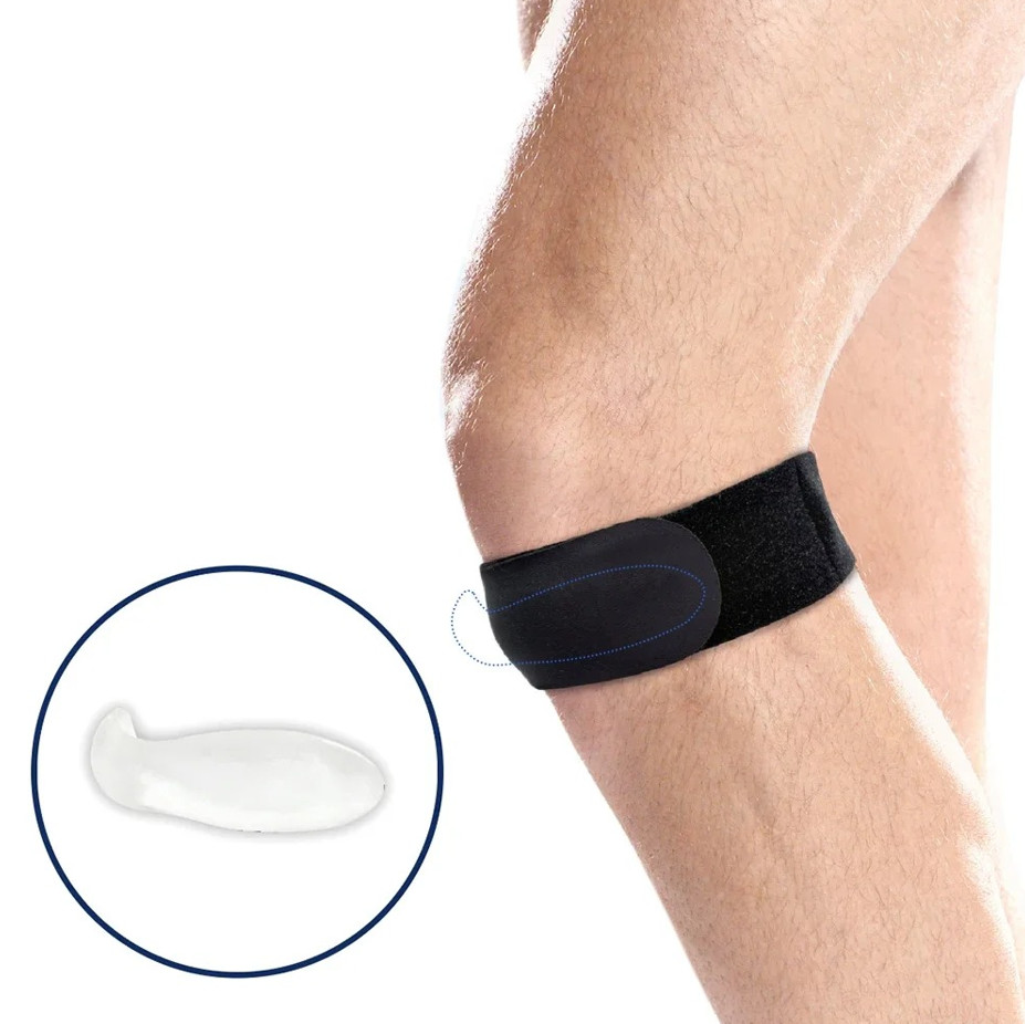 1PC Adjustable Patella Knee Strap Support Brace Pain Relief for Sports & Running