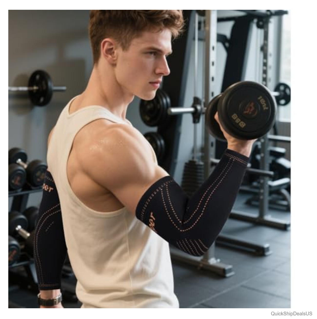 Arm Compression Sleeve Elbow Brace Tennis Elbow Tendonitis Full Arm Support Men