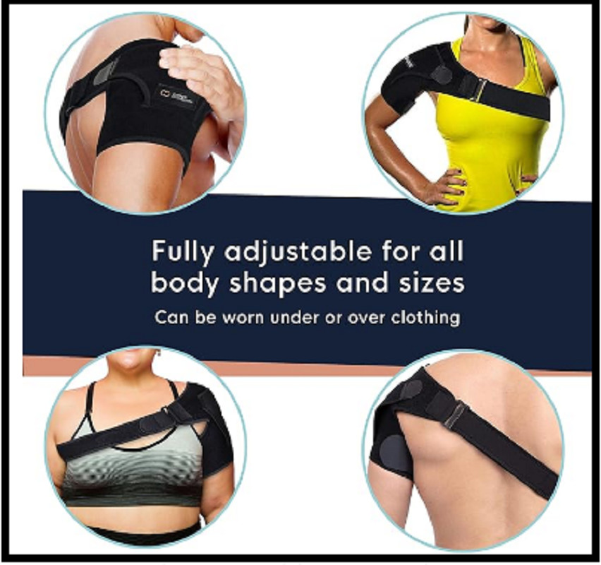 Copper Compression Recovery Shoulder Brace – Highest Copper Content Shoulder Fit