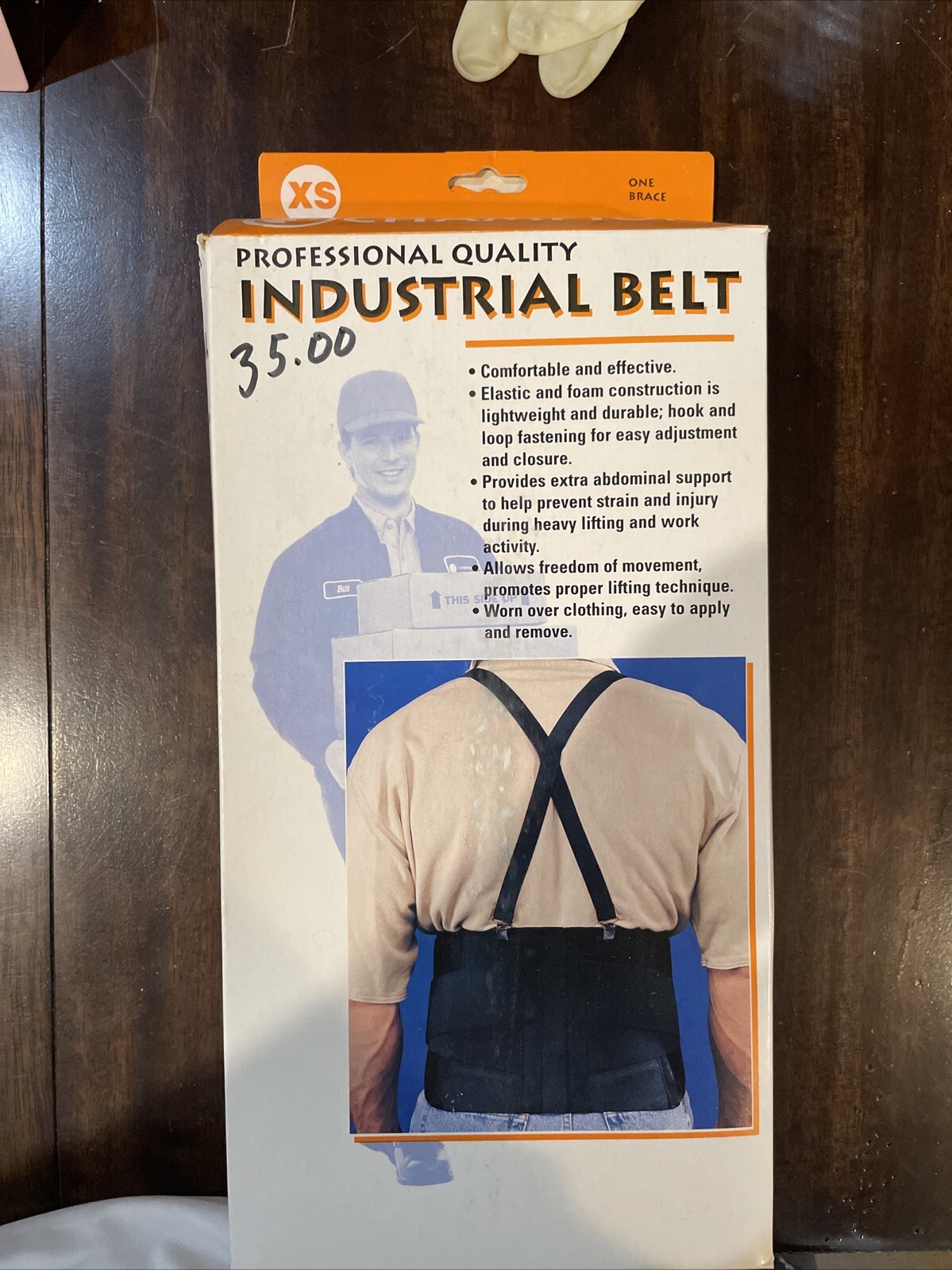 CHAMPION PROFESSIONAL QUALITY INDUSTRIAL BELT C-0205-S BLACK XS