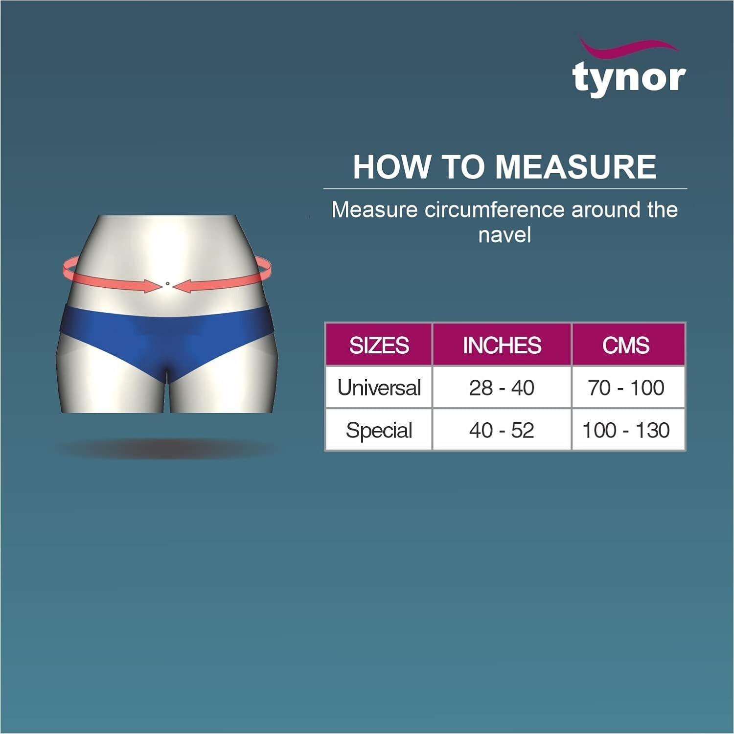 TYNOR Lumbo Lacepull Brace For Posture Correction, Universal Size, 1 Unit