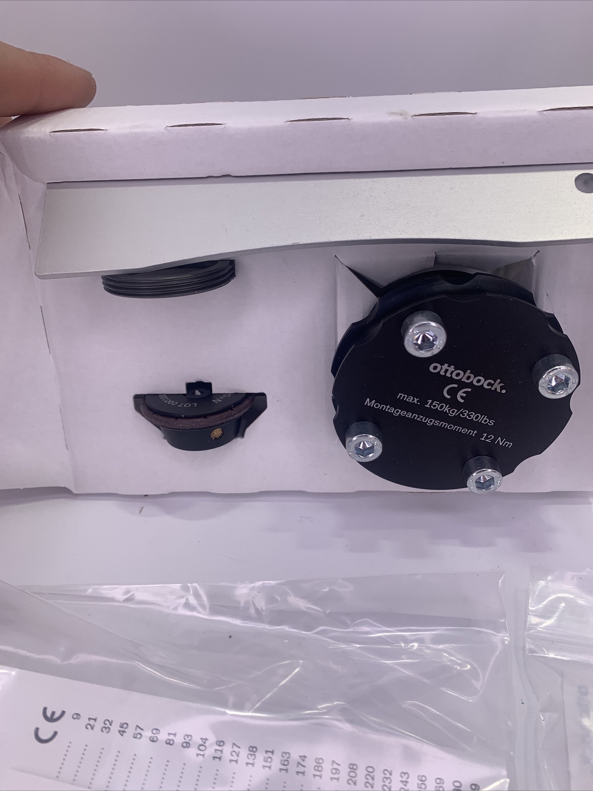 ottobock otto bock dynamic vacuum system For prosthetic Leg. New