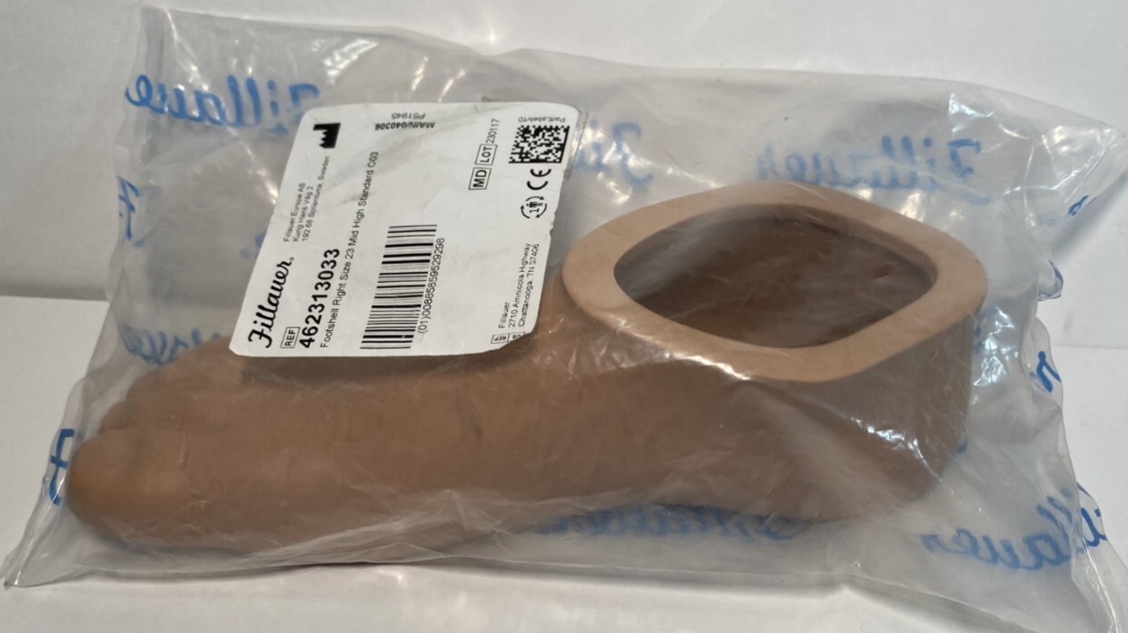 Fillauer Footshell Right foot Size 23 Mid High Standard C03