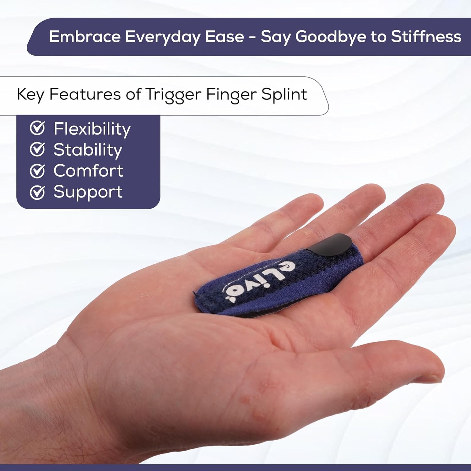 MedVance Elivo Finger Splint, Trigger Finger Support Brace for Thumb, Index,…