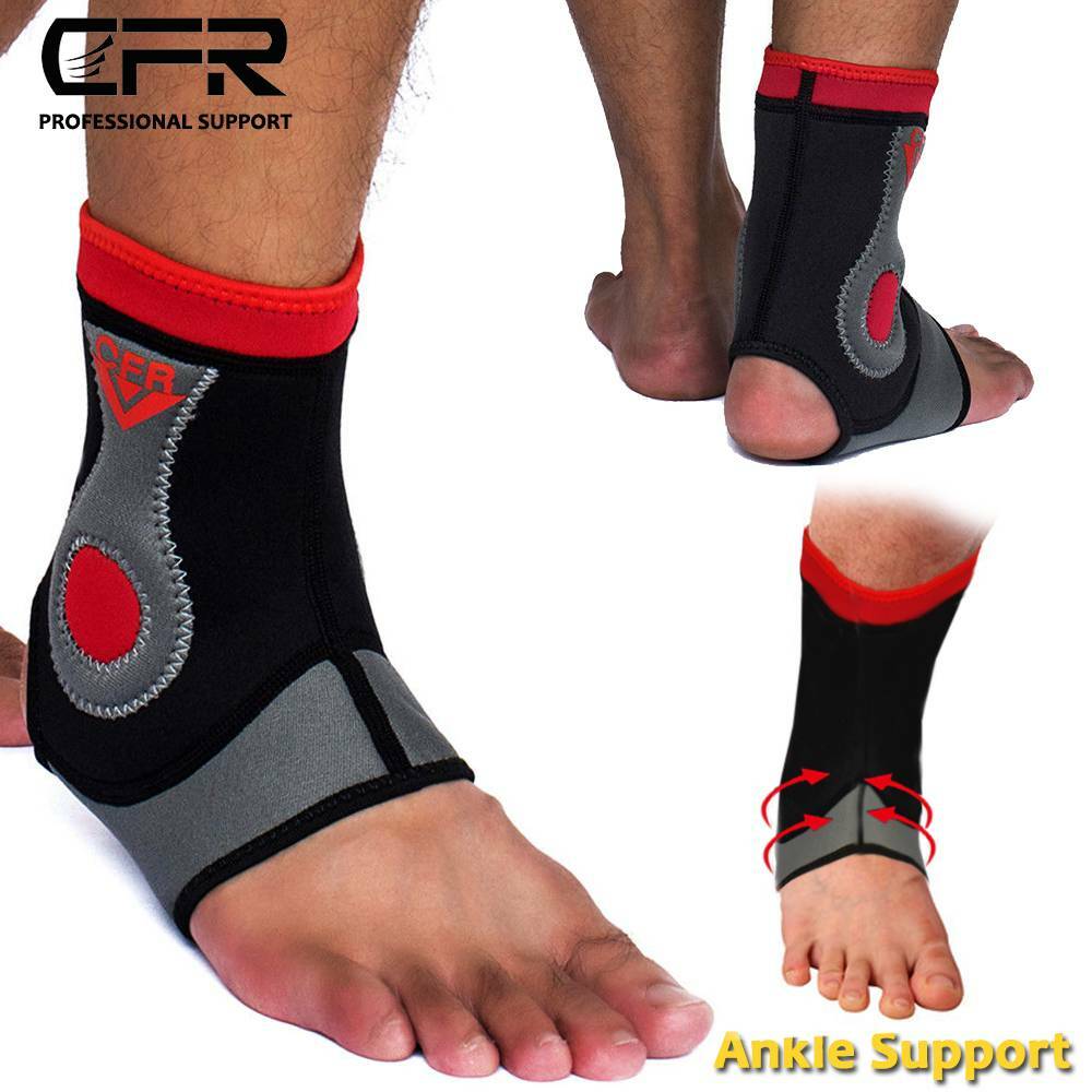 Ankle Support Brace Compression Sleeve Foot Pain Relief MMA Jogging Neoprene DSM