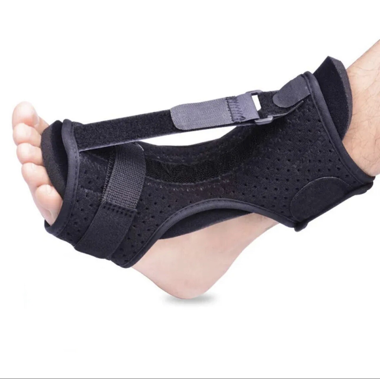  New Plantar Fasciitis Night Splint Drop Foot Brace, Green Padded…