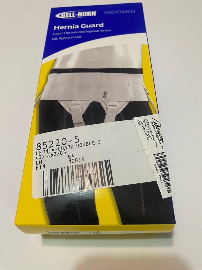Bell-Horn Hernia Guard, Double, Small, #85220-S