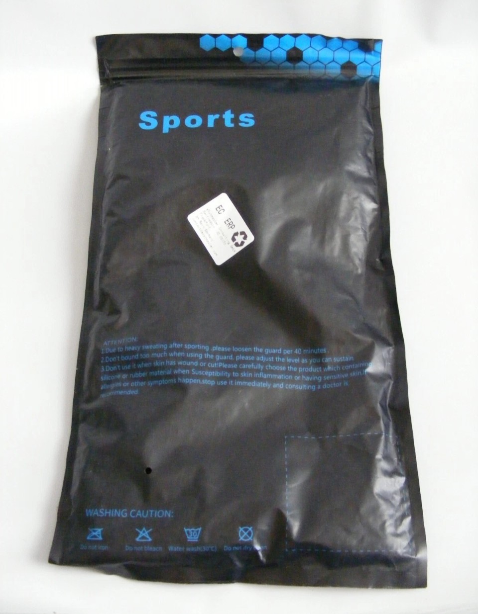 Rokesa Knee Brace Gray Black Knee Compression Sleeve Support Gel Pad XXL