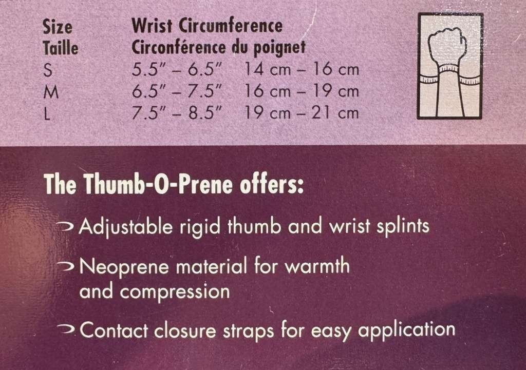 DonJoy Thumb-O-Prene Large Right