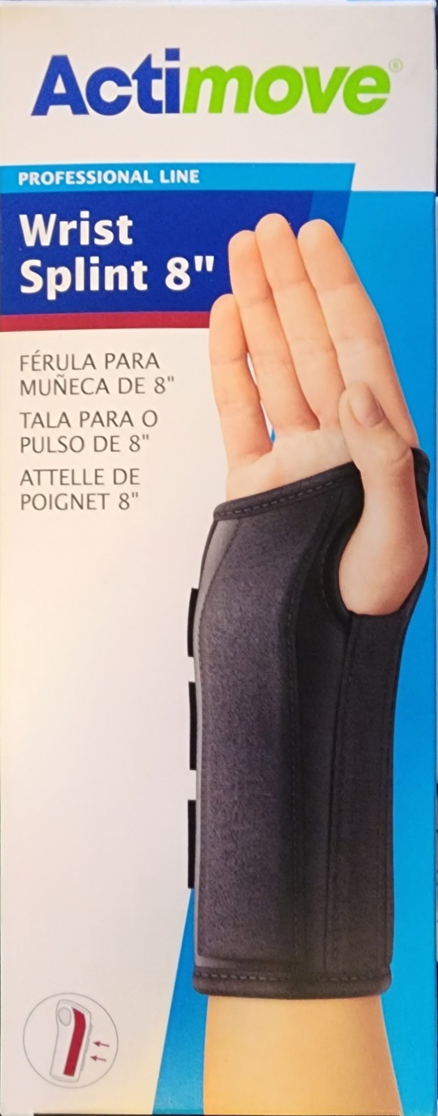 Actimove Professional line Wrist Splint 8″. Right Hand Size L