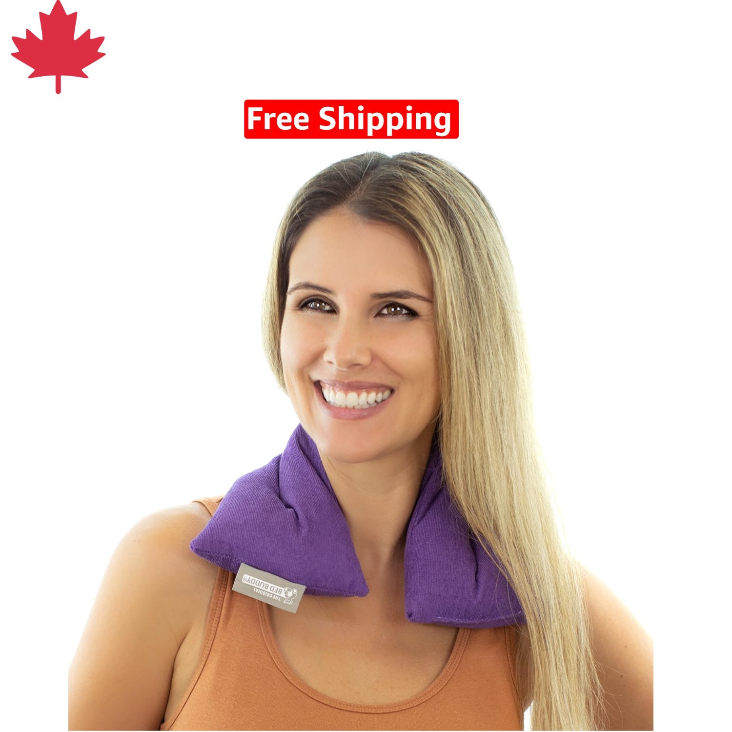 Lavender Heated Neck Wrap – Microwavable Aromatherapy Comfort for Sore Muscles