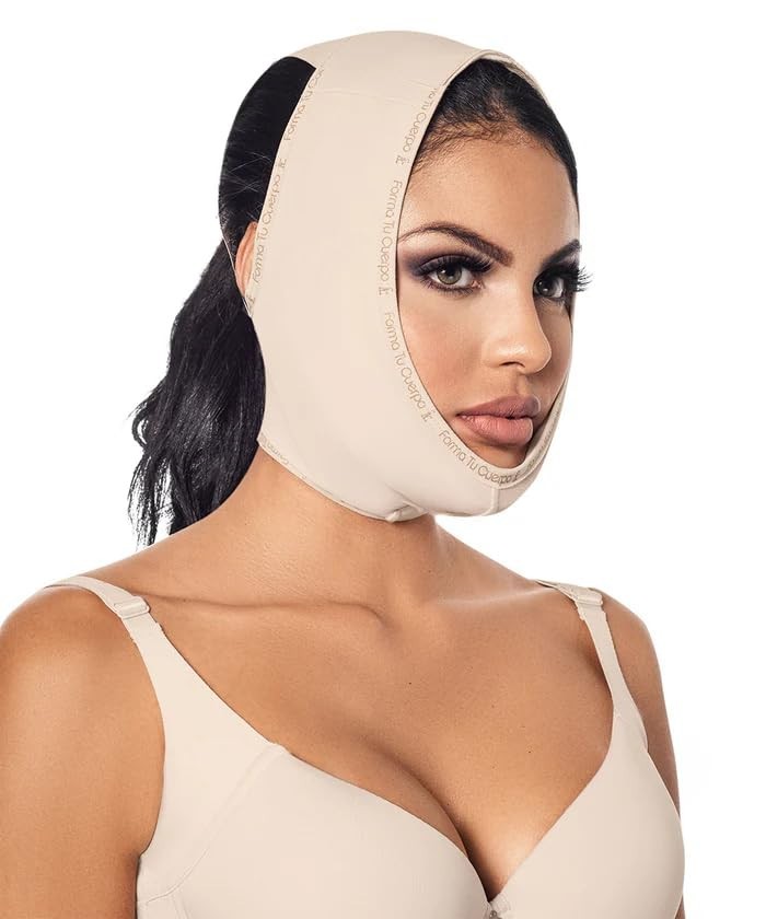 Premium Chin Strap with Foam Padding – Face Lift Compression for Double Chin, Ja