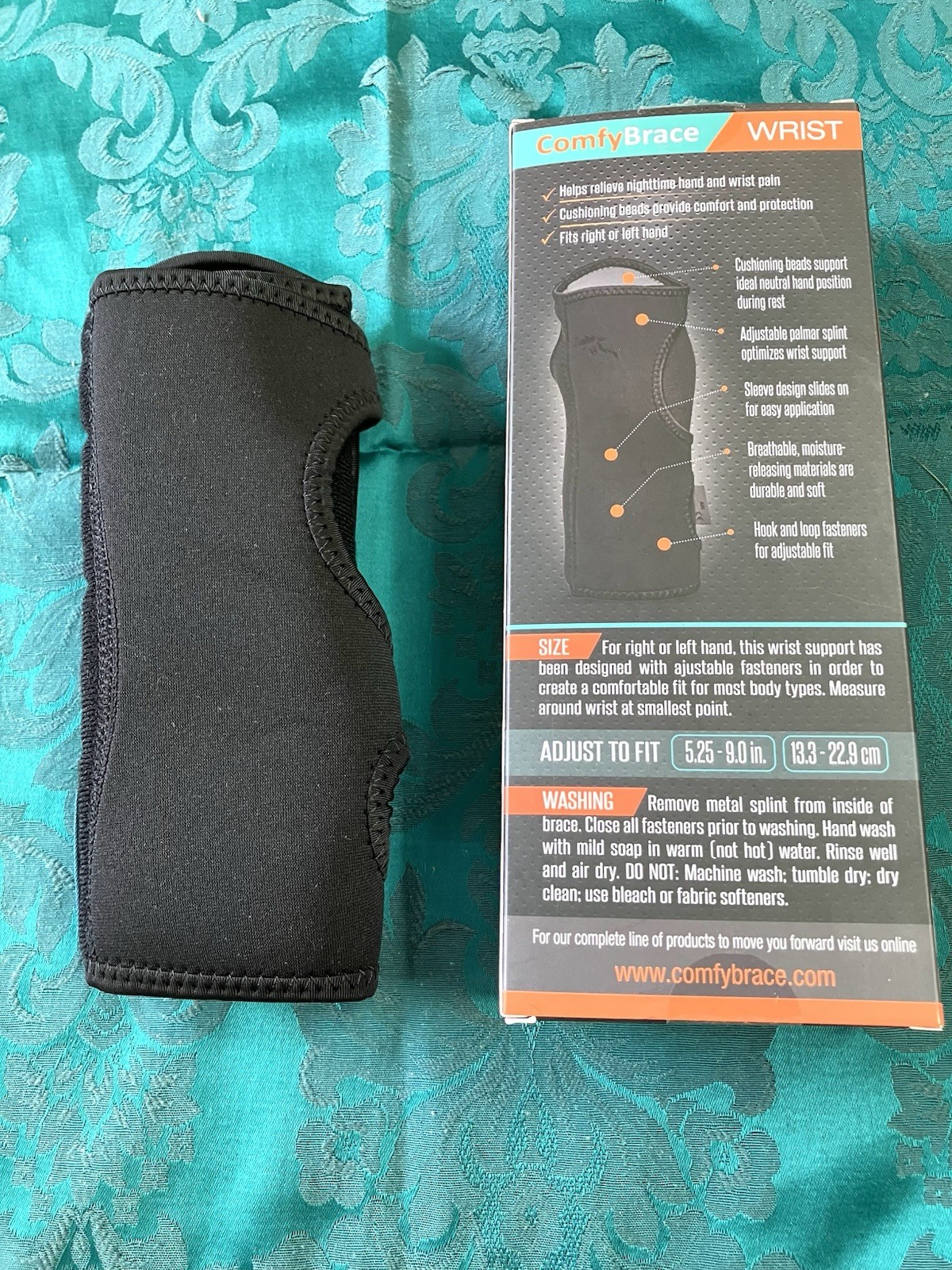 ComfyBrace Night Wrist Sleep Support Brace For Right Or Left adjustable