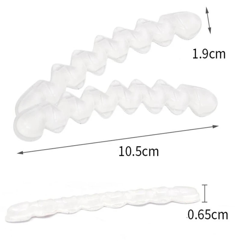 Clear Silicone High Heel Cushion Inserts Pad Heel Grips Anti Slip Sandals Strap