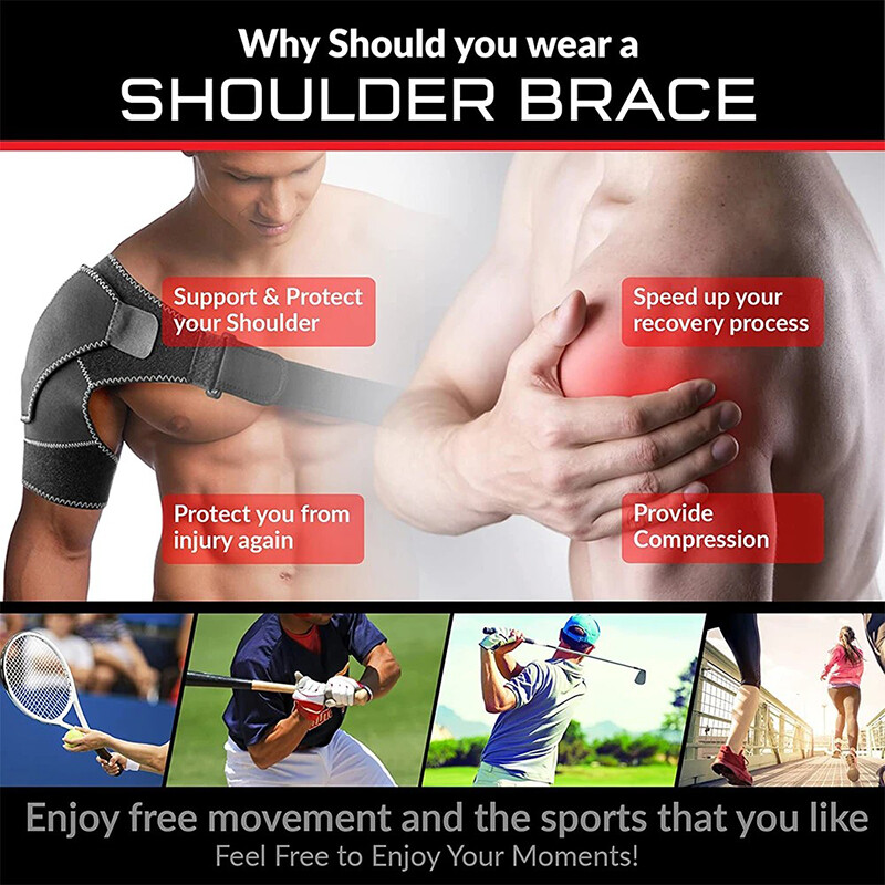 Shoulder Brace Stability Rotator Cuff Support Sports Injury AC Joint Protection