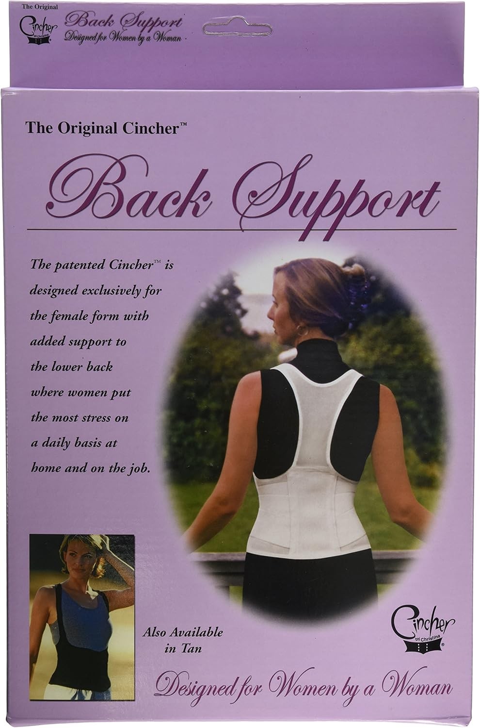 The Original Cincher Back Support (Tan) Medium