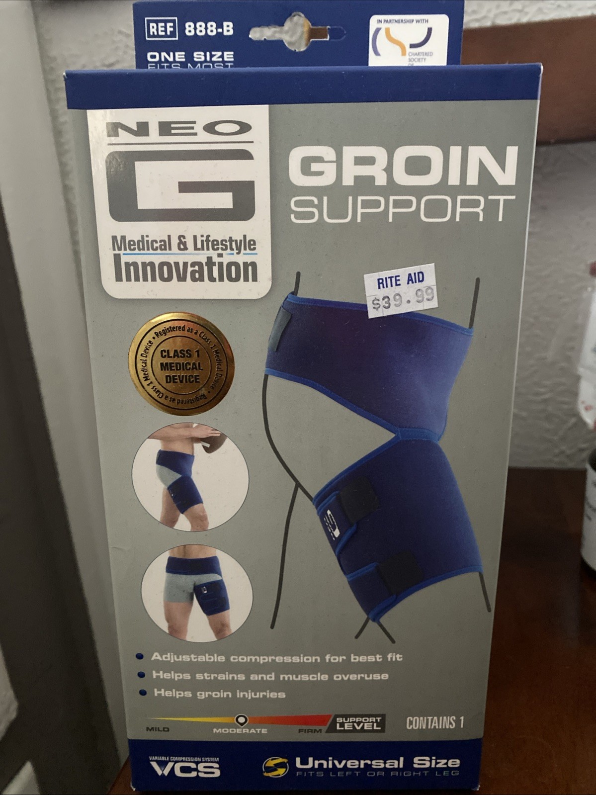 Neo G Groin Support for Thigh or Hamstring Injury for Men and Women