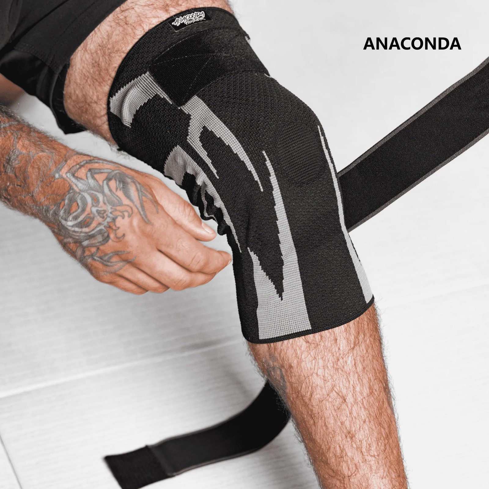 Fightwear Stabilizer Knee Brace (Medium) – Compression Support Sleeve with Sp…