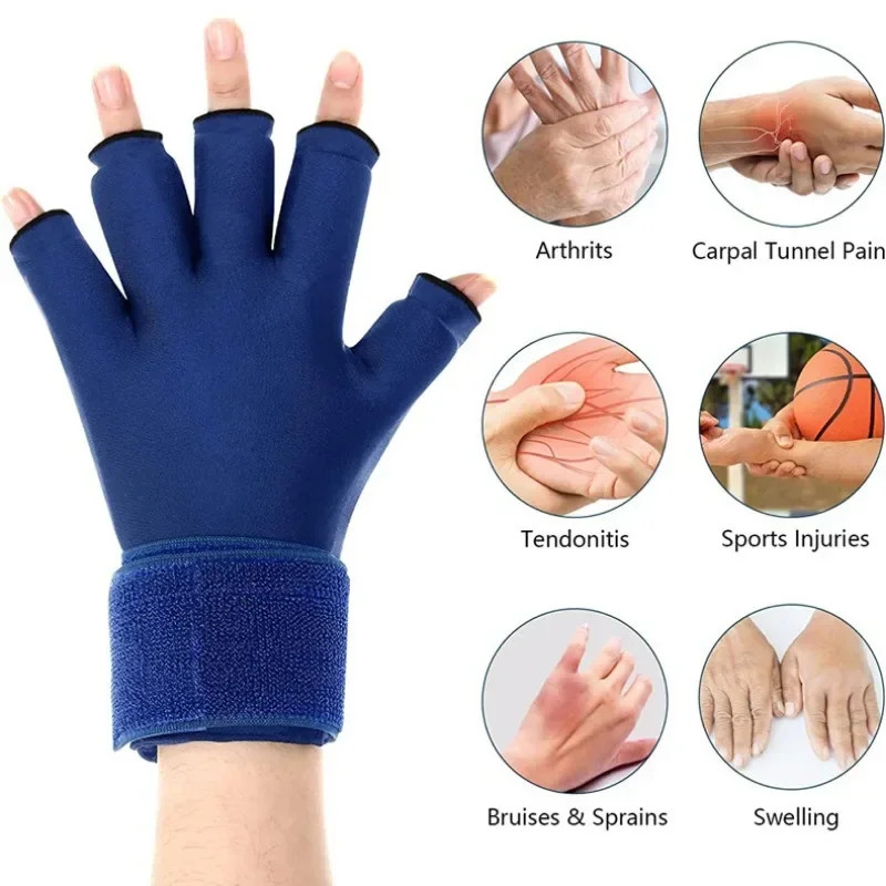 Icing Finger Steam Pack Hot Pressing Hand Wrist Icepack with Adjustable Wrist St