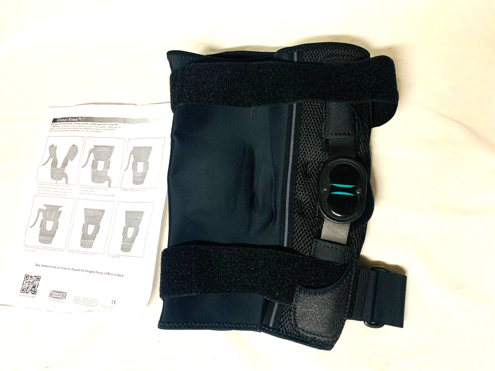 Hely & Weber Knapp Hinged Knee Brace Anterior Closure XXXL Model 7640AC
