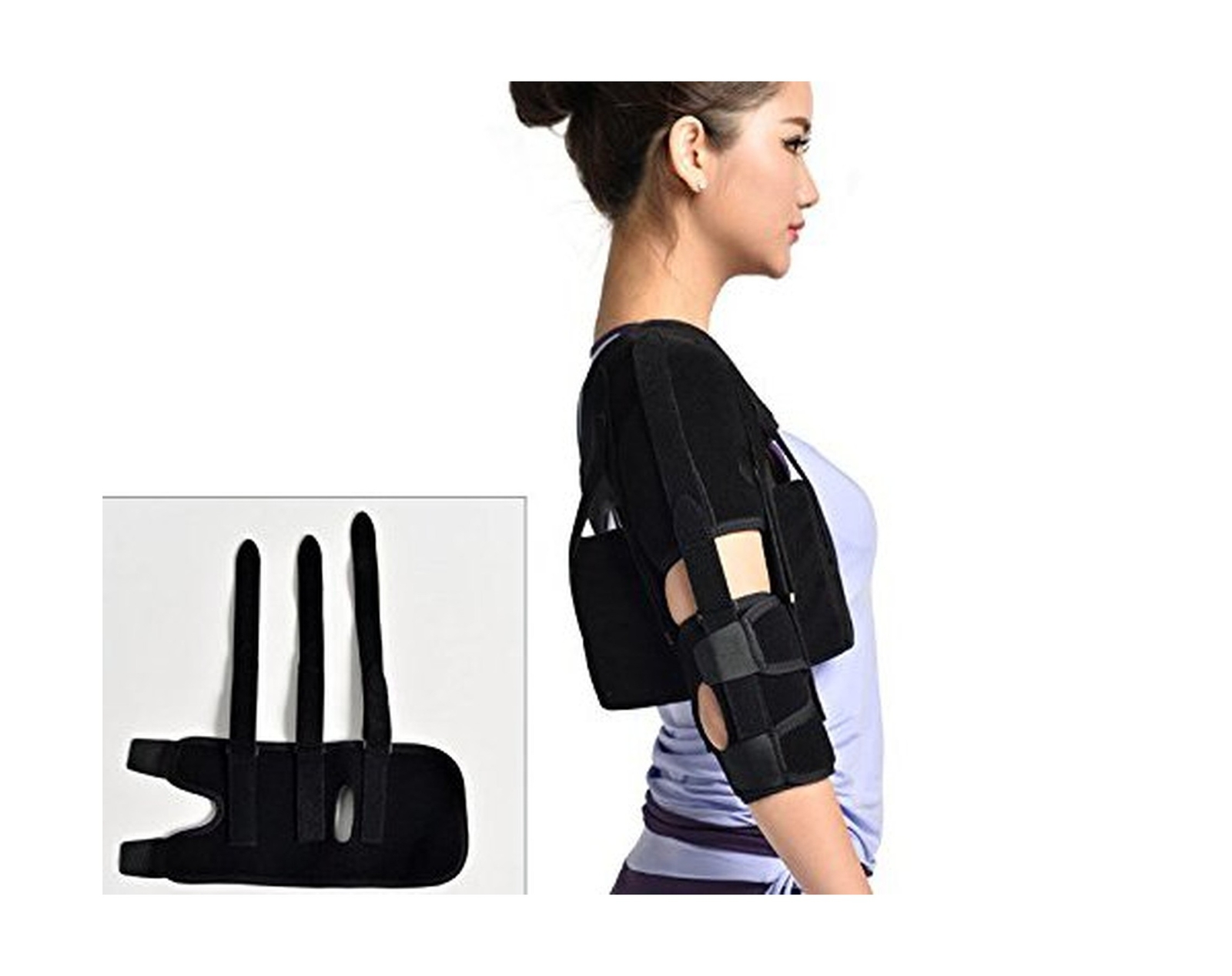 Shoulder Brace Support Arm Sling for Stroke Hemiplegia Subluxation Recovery, …