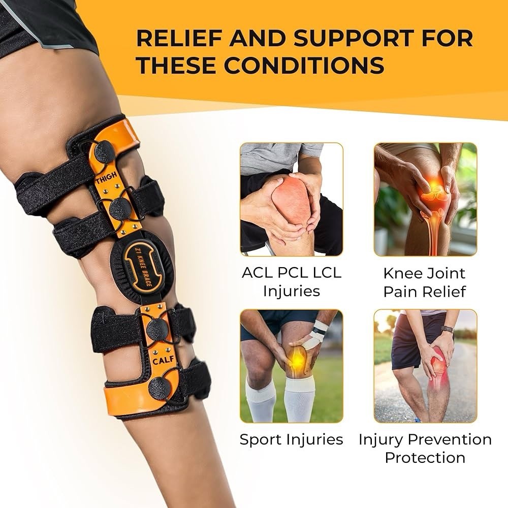 Z1 K2 Comfortline Hinged Knee Brace Sz S12 ACL MCL Meniscus Pain Support Strap